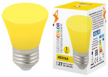 VOLPE (UL-00005641) LED-D45-1W/YELLOW/E27/FR/С BELL