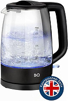 BQ KT1839G Black (1,7л. стекло) Чайник