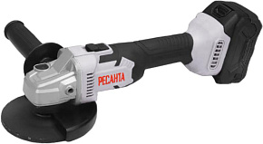 РЕСАНТА АУШМ-125/20Li (в комплекте 1 АКБ и ЗУ) в кейсе Углошлифовальная машина аккумуляторная