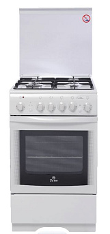 DE LUXE 5040.20ГЭ (940902) бел. Плита газовая
