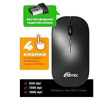 RITMIX RMW-120 Black Мышь