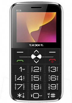 TEXET TM-B228 Black Телефон мобильный