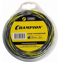 CHAMPION C7050 Корд трим.TORNADO 2.4мм* 15м (витой квадрат) Корд триммерный