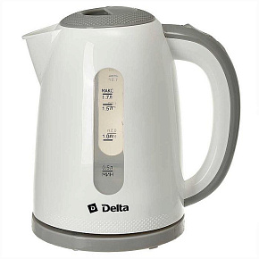 DELTA DL-1106 white (1,7л. пластик) Чайник