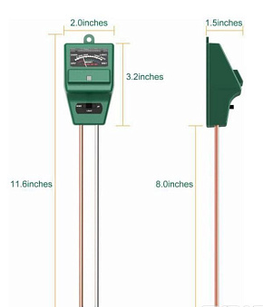 PARK Измеритель влажности, кислотности и освещенности почвы 6392 Измеритель PARK Измеритель влажности, кислотности и освещенности почвы 6392