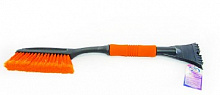 AUTOVIRAZH (AV-2125) Щетка со скребком для удаления снега и льда с мягкой ручкой (63 см)