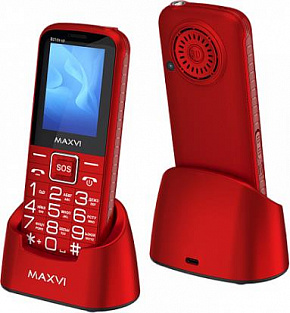 MAXVI B21ds up Red Телефон мобильный