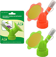 MULTIDOM Насадка-лейка на бутылку "Ромашка" VL83-153 Насадка-лейка на бутылку "Ромашка" 2цв MULTIDOM Насадка-лейка на бутылку "Ромашка" VL83-153