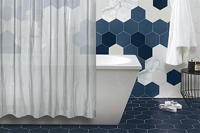 ЕГ (554) PEVA Соты Штора для ванной Штора для ванной