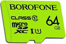 BOROFONE (6931474701244) 64GB Micro-SD Class 10 Turquoise Карта памяти