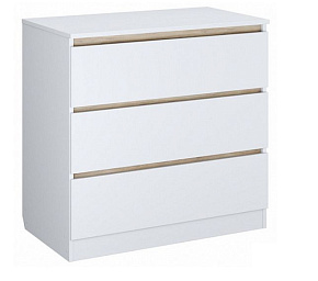 POLINI Комод Polini kids Simple 1980, белый-вяз (2 кор.) Комод