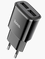 HOCO (6931474749482) СЗУ HOCO C88A Star round dual port черный СЗУ