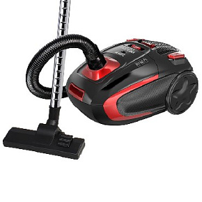 DELTA LUX DL-0848 черный\красный Пылесос