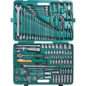 JONNESWAY S04H524127S (S04H524127S18) Набор инструмента универсальный 1/2", 1/4"DR, 127 предметов Набор инструмента