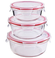 LORAINE 31041 400/650/950 мл LR (х4) Набор контейнеров