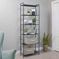 ЗМИ Стеллаж "Валенсия 26" (Черный) СТВ26 Ч Стеллаж