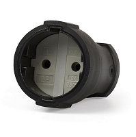 SMARTBUY (SBE-10-S02-b) Штепсельное гнездо без заземления черное 10А 250В Розетка