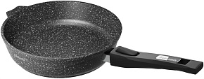 МЕЧТА 022802И Гранит black Induction Pro 22см съемная ручка Сковорода