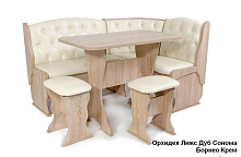 БИТЕЛ ОРХИДЕЯ ЛЮКС Дуб Сонома/Крем (кремовый) Набор мебели для кухни