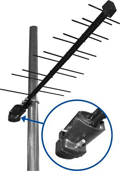 ДЕЛЬТА Н111А.02F 12V б/к (активная, DVB-T2, 27,5 дБ, пакет) Антенна телевизионная наружная