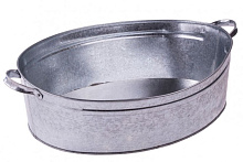 СИБРТЕХ Таз оцинкованный овальный 23 л, 67587 таз СИБРТЕХ Таз оцинкованный овальный 23 л, 67587