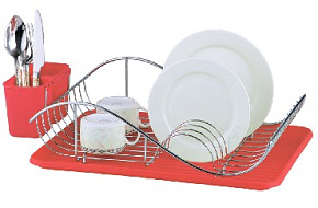 ZEIDAN Z-1170 red Сушилка для посуды