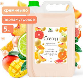 CLEAN&GREEN CG8357 Cremy жидкое с перламутром тропикано увлажняющее 5 л Крем-мыло