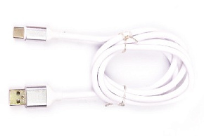 HARPER SCH-730 WHITE (USB TYPE C, 1м, оплетка силикон) USB кабель
