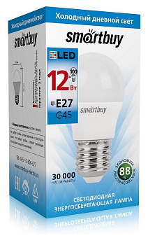 SMARTBUY (SBL-G45-12-60K-E27) 12W/6000/E27 Лампа светодиодная