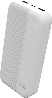 MORE CHOICE (4620202552938) PB25-20 20000mAh 2USB+Type-C+1micro USB 2.0A, белый Powe Bank