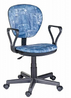 OLSS кресло ГРЕТТА Самба Т-18А синий джинс Кресло компьютерное
