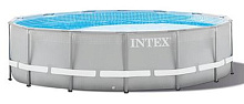INTEX Бассейн каркасный призматический (фильтр-насос), 3,05м x 76см, 26702NP 049-014 Бассейн каркасный INTEX Бассейн каркасный призматический (фильтр-