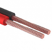 REXANT (01-6103-3-05) кабель 2х0,50 мм, красно-черный, 5 м. Кабель акустический