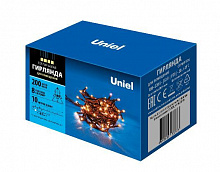 UNIEL (UL-00007190) UDL-S1000-200/DGA WARM WHITE IP20 MINI Гирлянда с контроллером, 10м. 200 миниламп накаливания. Теплый белый свет Гирлянда