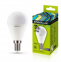 ERGOLUX (13629) LED-G45-11W-E14-6K