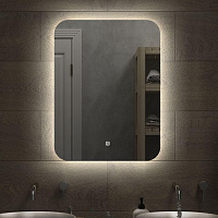 САНАКС 45262 Зеркало 600 х 800 мм, сенсорное, с внутренней LED подсветкой, ореольное свечение. Drift Light Зеркало сенсорное