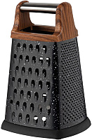 MALLONY Терка четырехгранная MARBLE NERO, окраска: мрамор черный, высота 20 см (310895) Терка