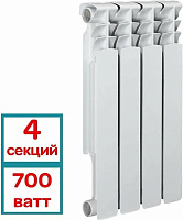 АКВАПРОМ BI 500/80 B21 6 секций Радиатор