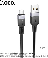 HOCO (6942007636353) X109m 3м USB 2.4A USB- micro USB , 3м Кабель