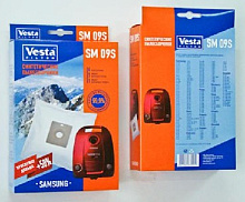 VESTA FILTER SM 09S синтетика комл. 4шт.+2 фильтра Пылесборники