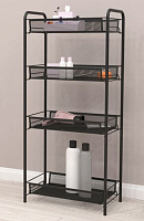 ЗМИ Этажерка "Ладья 24" (LADYA 24 storage rack), черный Э 556 Ч Этажерка