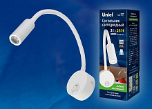 UNIEL (UL-00004175) ULT-F21-3W/4000K IP20 WHITE ULТ серия Светодиодные настенные со встроенным источником питания