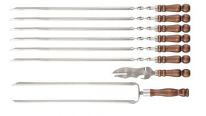 PALISAD Набор шашлычный 9 предметов в сумке, Camping 69680 Товары для пикника