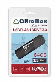 OLTRAMAX OM-64GB-320-Black USB 3.0 USB флэш-накопитель
