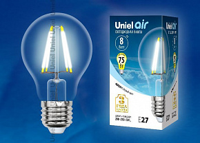 UNIEL (UL-00002212) LED-A60-8W/NW/E27/CL GLA01TR Лампочка