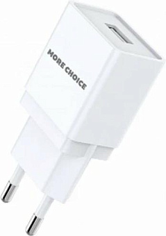 MORE CHOICE (4627151190921) NC33i СЗУ 1USB 1A для Apple 8-pin White СЗУ