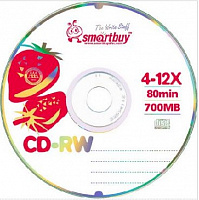 SMARTBUY (SB000040) CD-RW 80MIN 4-12X CB-50 Оптический диск