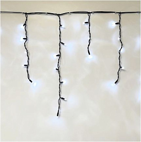 FUNRAY уличная Бахрома SIC-120W, 3.0*0.7м,120 ламп,хол.бел,IP60,черн.шн.1.5м,СОЕД LED гирлянда