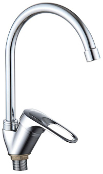 GOTA ROCIO G162310-GOTA Salamanca Смеситель д/кухни шар. с высоким изливом, креп.гайка d40 Смеситель для кухни