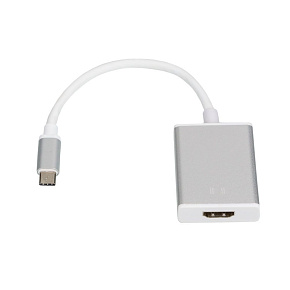 ATCOM (AT3888) TYPE-C (m) - HDMI 4K(f) 0.1М белый Переходник TYPE-C
